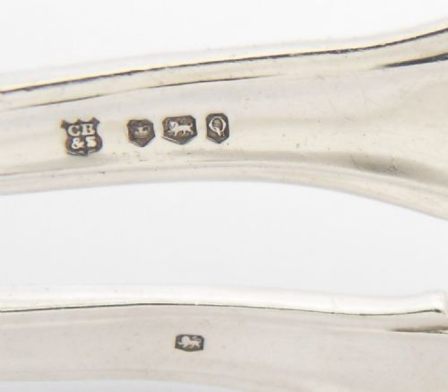 FINE VINTAGE SILVER GRAPE SCISSORS SHEFFIELD 1958 - ADDITIONAL PHOTO 10
