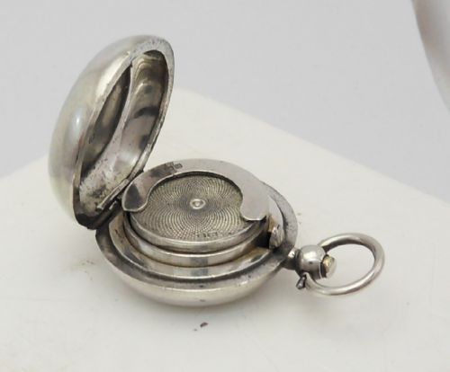 LARGE SILVER SINGLE SOVEREIGN CASE CHESTER 1902 - ADDITIONAL PHOTO 7