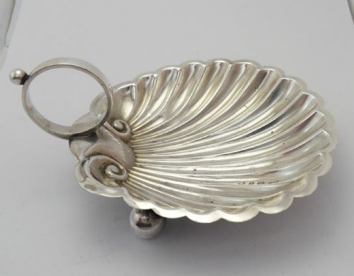 VICTORIAN SILVER SHELL DESIGN DISH BIRMINGHAM 1895 - ADDITIONAL PHOTO 4
