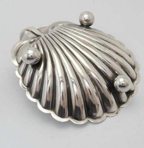 VICTORIAN SILVER SHELL DESIGN DISH BIRMINGHAM 1895 - ADDITIONAL PHOTO 6