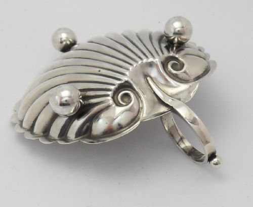 VICTORIAN SILVER SHELL DESIGN DISH BIRMINGHAM 1895 - ADDITIONAL PHOTO 7