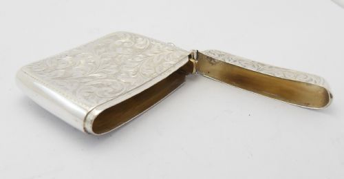 LARGE EDWARDIAN SILVER VESTA CASE BIRMINGHAM 1903 - ADDITIONAL PHOTO 5