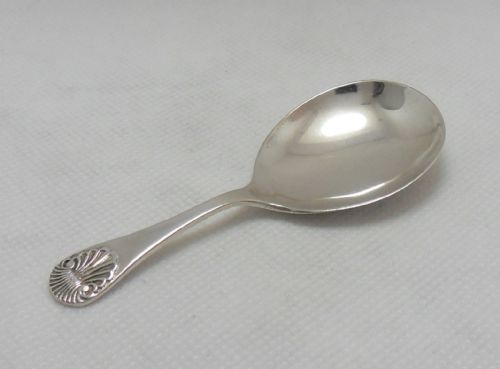 FINE SILVER SHELL CADDY SPOON BIRMINGHAM 1929 - ADDITIONAL PHOTO 2