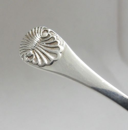 FINE SILVER SHELL CADDY SPOON BIRMINGHAM 1929 - ADDITIONAL PHOTO 4