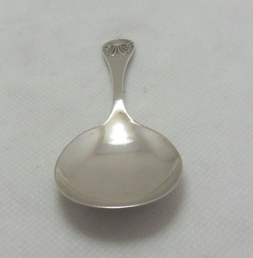 FINE SILVER SHELL CADDY SPOON BIRMINGHAM 1929 - ADDITIONAL PHOTO 5