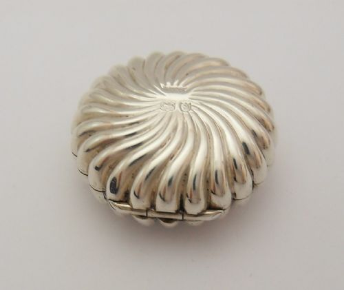SUPERB SAMPSON MORDAN SILVER PILL BOX LONDON 1893 - ADDITIONAL PHOTO 8