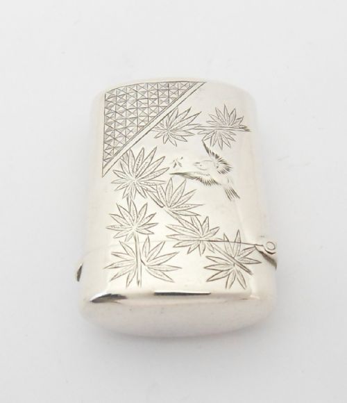 VICTORIAN AESTHETIC MOVEMENT VESTA CASE GEORGE UNITE - ADDITIONAL PHOTO 1