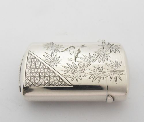 VICTORIAN AESTHETIC MOVEMENT VESTA CASE GEORGE UNITE - ADDITIONAL PHOTO 2