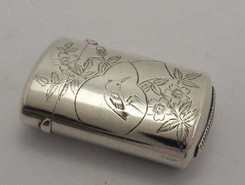 VICTORIAN AESTHETIC MOVEMENT VESTA CASE GEORGE UNITE - ADDITIONAL PHOTO 3