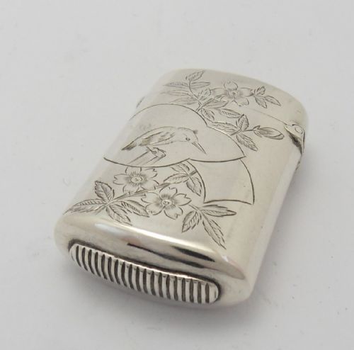 VICTORIAN AESTHETIC MOVEMENT VESTA CASE GEORGE UNITE - ADDITIONAL PHOTO 4