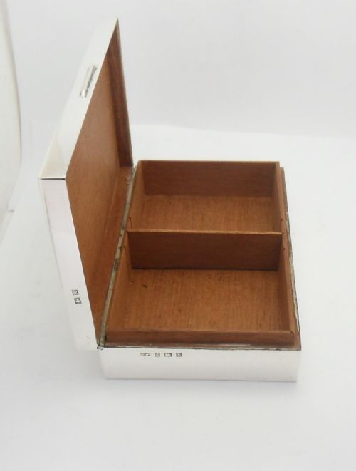 SILVER CIGARETTE BOX BY MAPPIN WEBB BIRMINGHAM 1959 - ADDITIONAL PHOTO 7