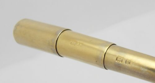 EDWARDIAN CASED SILVER TELESCOPIC CIGARETTE CHEROOT HOLDER - ADDITIONAL PHOTO 1