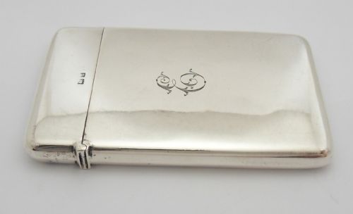 FINE SILVER CARD CASE BIRMINGHAM 1919 - ADDITIONAL PHOTO 2