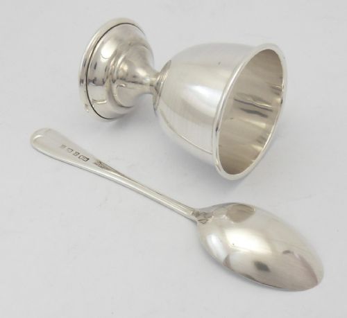 CASED SILVER EGG CUP SPOON BIRMINGHAM 1963 - ADDITIONAL PHOTO 7