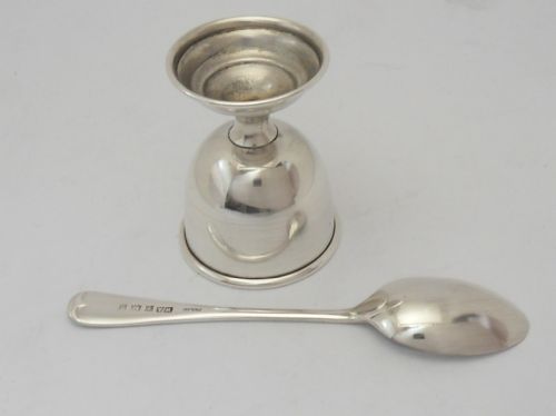 CASED SILVER EGG CUP SPOON BIRMINGHAM 1963 - ADDITIONAL PHOTO 8