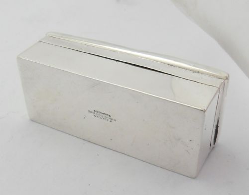 ART NOUVEAU SILVER RING BOX GOLDSMITHS SILVERSMITHS - ADDITIONAL PHOTO 6