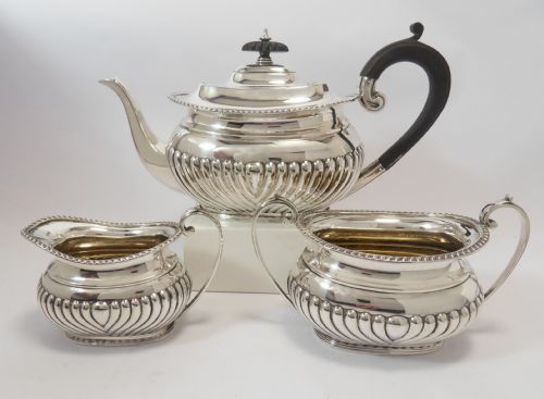 SUPERB SILVER TEA SET SHEFFIELD 19231924 - ADDITIONAL PHOTO 2