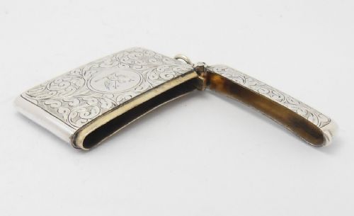 EXQUISITE SILVER OBLONG VESTA BIRMINGHAM 1906 - ADDITIONAL PHOTO 7