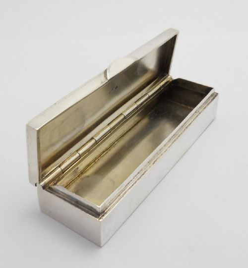 BEAUTIFUL SILVER AND ENAMEL BOX BY MURRLE BENNETT - ADDITIONAL PHOTO 4