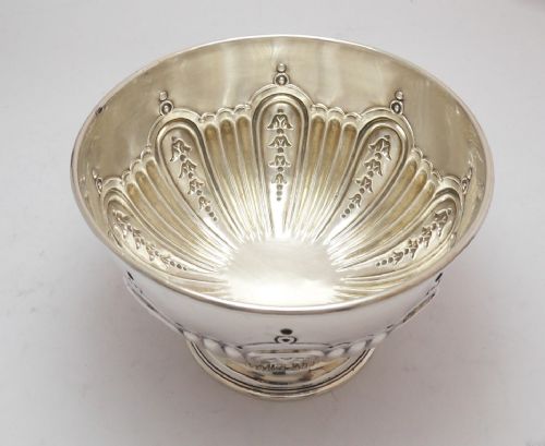 BEAUTIFUL EDWARDIAN SILVER BOWL SHEFFIELD 1901 - ADDITIONAL PHOTO 1