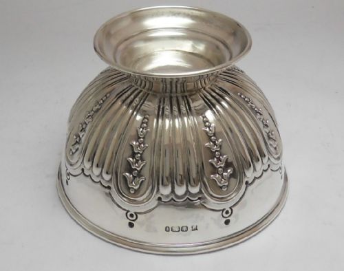 BEAUTIFUL EDWARDIAN SILVER BOWL SHEFFIELD 1901 - ADDITIONAL PHOTO 2