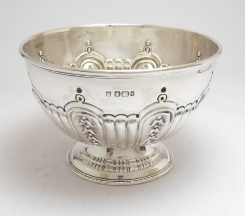 BEAUTIFUL EDWARDIAN SILVER BOWL SHEFFIELD 1901 - ADDITIONAL PHOTO 4