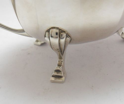 ART DECO SILVER SAUCE BOAT BIRMINGHAM 1939 - ADDITIONAL PHOTO 10