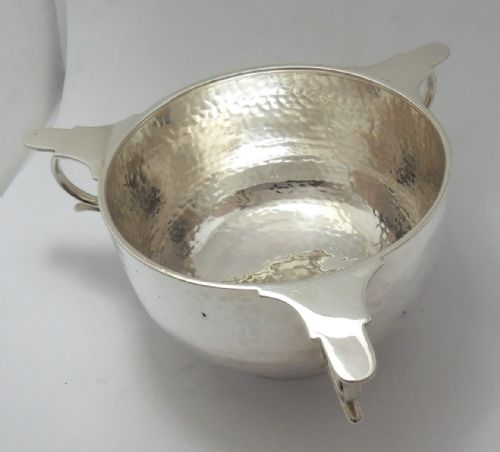 ARTS CRAFTS 3 HANDLED QUAICHE CHESTER 1918 - ADDITIONAL PHOTO 8
