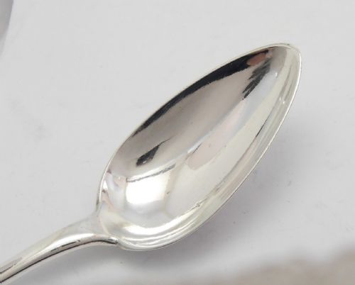 GEORGIAN SCOTTISH SILVER TABLESPOON EDINBURGH 1793 - ADDITIONAL PHOTO 2