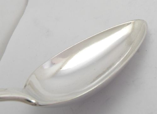 GEORGIAN SCOTTISH SILVER TABLESPOON EDINBURGH 1793 - ADDITIONAL PHOTO 3