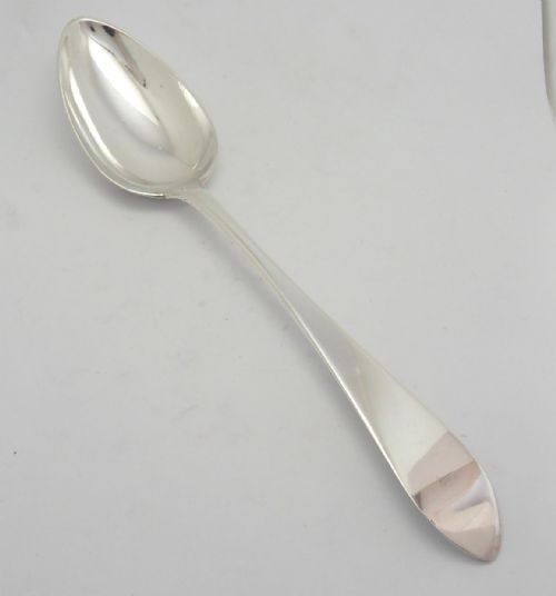 GEORGIAN SCOTTISH SILVER TABLESPOON EDINBURGH 1793 - ADDITIONAL PHOTO 5