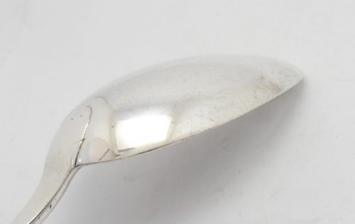 GEORGIAN SCOTTISH SILVER TABLESPOON EDINBURGH 1793 - ADDITIONAL PHOTO 8