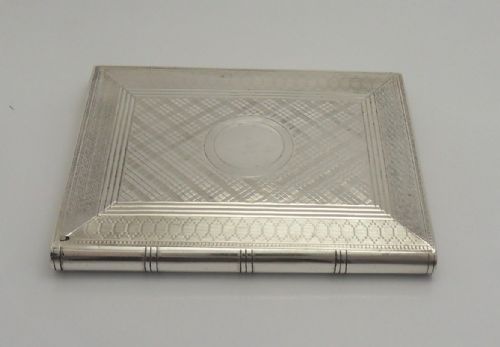 ANTIQUE SILVER PEBBLE SQUEEZE OPENING TOBACCO BOX BIRMINGHAM 1913 - ADDITIONAL PHOTO 11