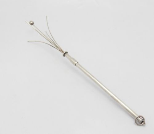 silver champagne swizzle stick chester 1930 - CATEGORY: ANTIQUE SILVER - DATED 1930