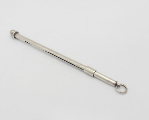 SILVER CHAMPAGNE SWIZZLE STICK CHESTER 1930 - ADDITIONAL PHOTO 1