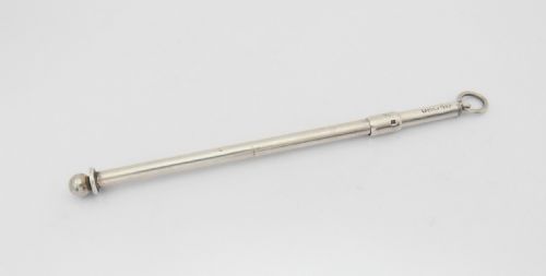 SILVER CHAMPAGNE SWIZZLE STICK CHESTER 1930 - ADDITIONAL PHOTO 3