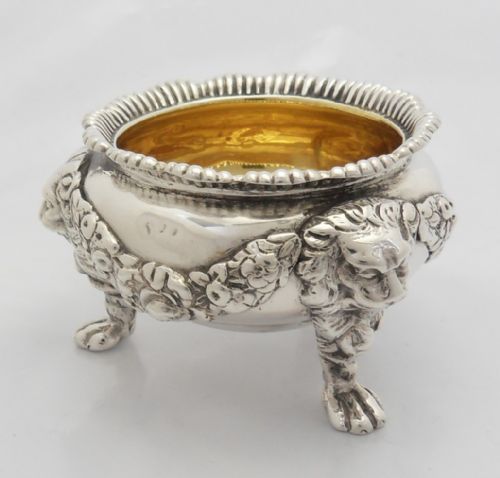 SUPERB PAIR OF EDWARDIAN SILVER SALTS LONDON 1901 - ADDITIONAL PHOTO 9