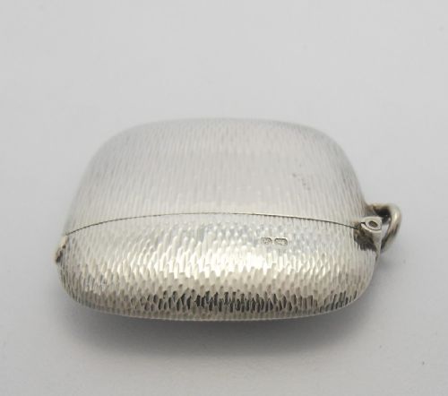 EDWARDIAN ASPREY SILVER VESTA CASE CHESTER 1908 - ADDITIONAL PHOTO 1