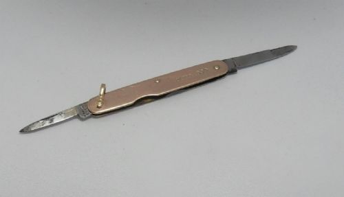 UNUSUAL HALLMARKED 9CT GOLD PENKNIFE SHEFFIELD 1912 - ADDITIONAL PHOTO 7