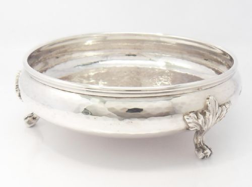 stunning arts crafts silver bowl birmingham 1929 - CATEGORY: ANTIQUE SILVER - DATED 1930