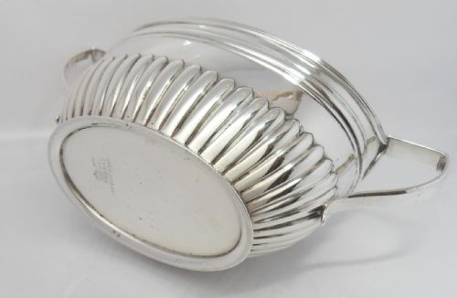 SUPERB SILVER TWIN HANDLE BOWL LONDON 1888 - ADDITIONAL PHOTO 8