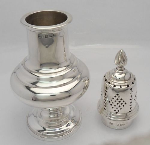 FINE VICTORIAN SILVER SUGAR SIFTER SHEFFIELD 1897 - ADDITIONAL PHOTO 3