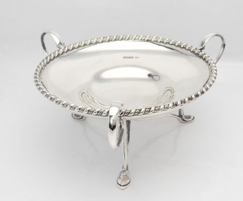 BEAUTIFUL UNUSUAL SILVER ART NOUVEAU DISH SHEFFIELD 1924 - ADDITIONAL PHOTO 2