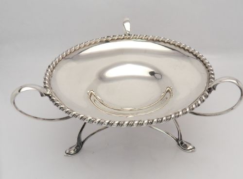 BEAUTIFUL UNUSUAL SILVER ART NOUVEAU DISH SHEFFIELD 1924 - ADDITIONAL PHOTO 5