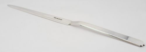stylish art deco silver letter opener london 1946 - CATEGORY: ANTIQUE SILVER - DATED 1940