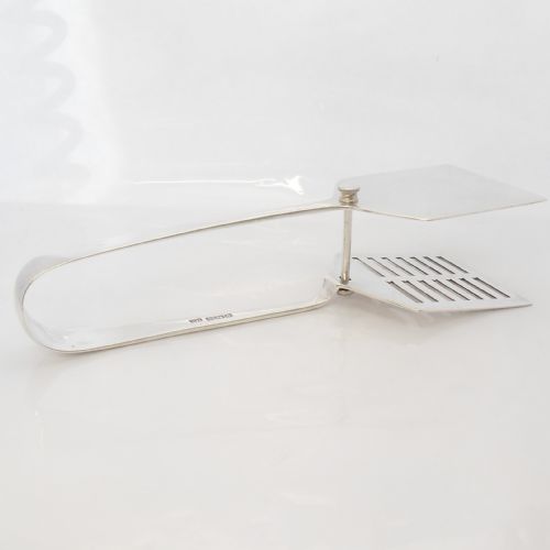 SUPERB EDWARDIAN SILVER ASPARAGUS TONGS SHEFFIELD 1906 - ADDITIONAL PHOTO 3
