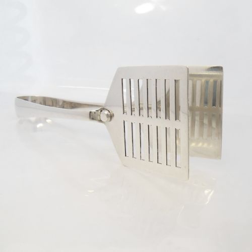 SUPERB EDWARDIAN SILVER ASPARAGUS TONGS SHEFFIELD 1906 - ADDITIONAL PHOTO 5