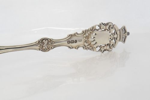 IMPRESSIVE VICTORIAN DIAMOND JUBILEE SILVER SPOON - ADDITIONAL PHOTO 10