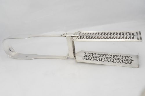 WILLIAM IV SILVER ASPARAGUS TONGS LONDON 1830 - ADDITIONAL PHOTO 4