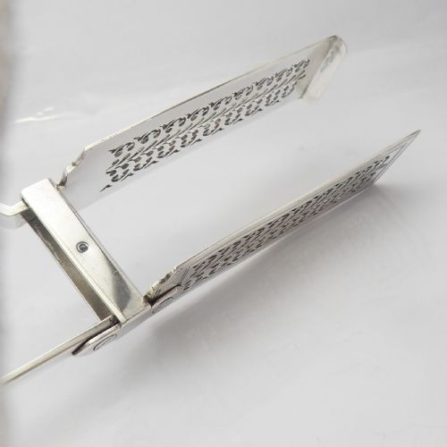 WILLIAM IV SILVER ASPARAGUS TONGS LONDON 1830 - ADDITIONAL PHOTO 7